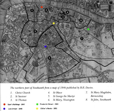 Southwark in 1846